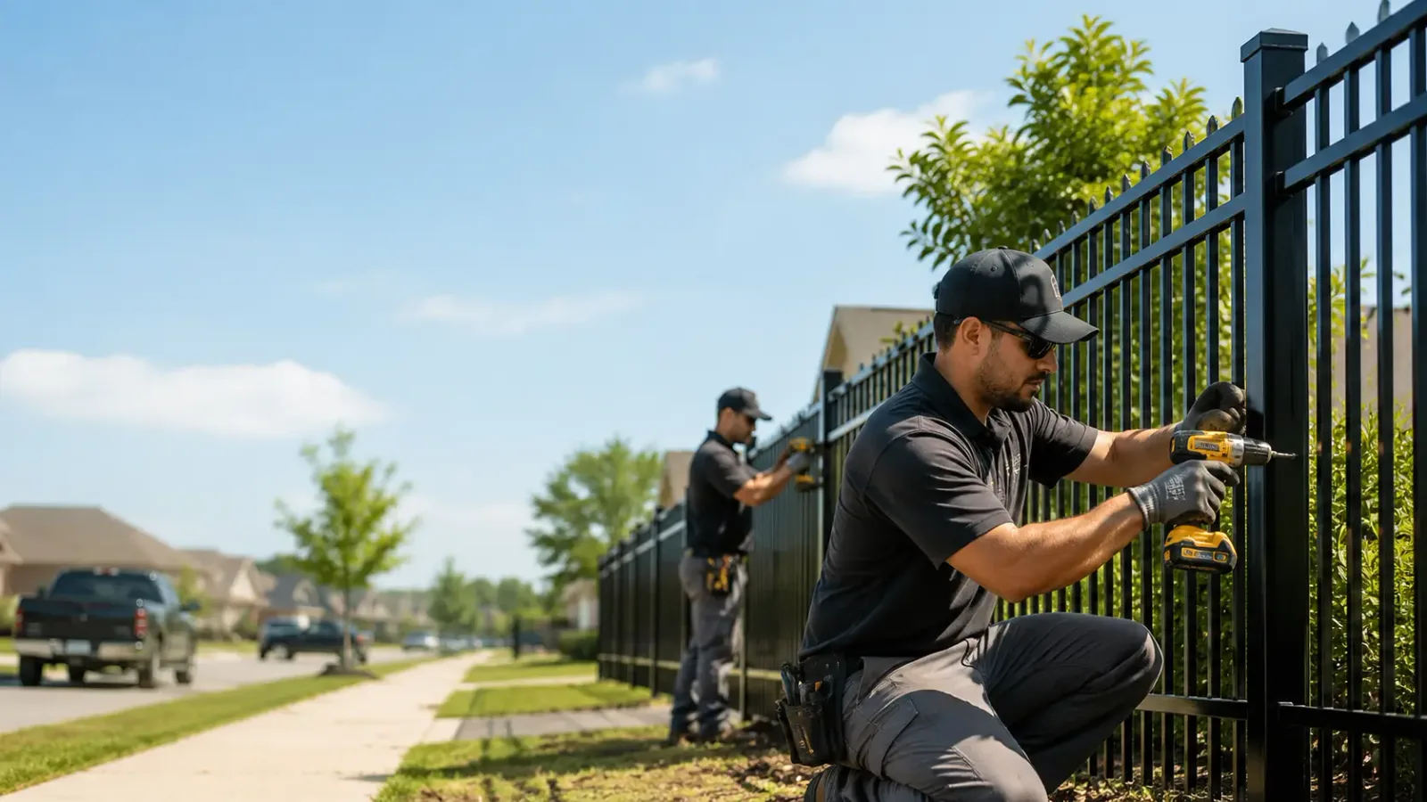 Metal Fence Installation in Walnut Creek, OH